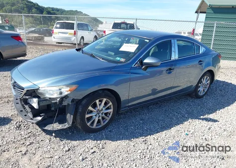 2016 Mazda Mazda6 I Sport из США, поврежденный, VIN JM1GJ1U5XG1449195